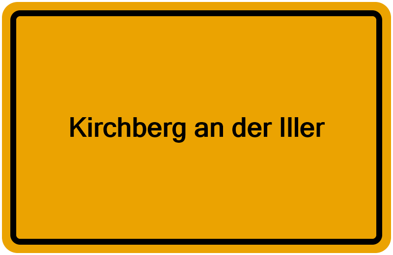 Handelsregisterauszug Kirchberg an der Iller
